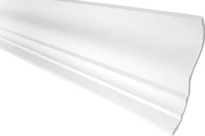 Produktbild von GRAND DECOR Stuckleisten Decke modern, PolyurethanHartschaum weiß - 2m Deckenleisten glatt Zierprofile Leisten Deckenprofil Stukatur (10 Meter P811)