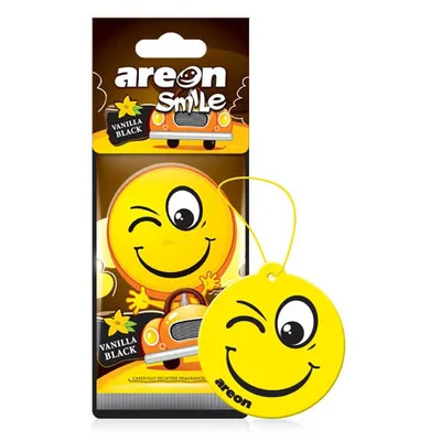 Zdjęcie produktu dla Zapach samochodowy AREON DRY SMILE - VANILLE BLACK