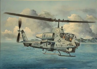 Zdjęcie produktu dla AH-1W Super Cobra (obrócony wydech) / 1:35