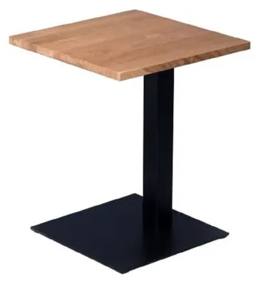 Produktbild von Holztisch aus massivem Eichenholz, 45x60x45 cm