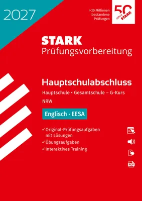 Produktbild von STARK Englisch - Hauptschulabschluss (EESA) 2027 NRW - Prüfungsvorbereitung inkl. Lösungen