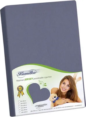 Produktbild von Jersey Betttuch - Grau - 90x200