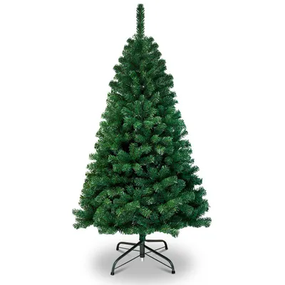 Immagine prodotto di Albero di Natale artificiale Jopassy 150 cm (Ø circa 92 cm) con 488 punte e sistema di piegatura a montaggio rapido, ignifugo, incluso supporto in metallo, verde