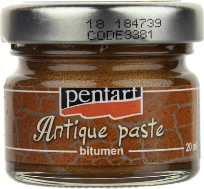 Produktbild von PENTART - Alterungspaste, Patinating Pasta, Antique paste, Decoupage - braun 20ml