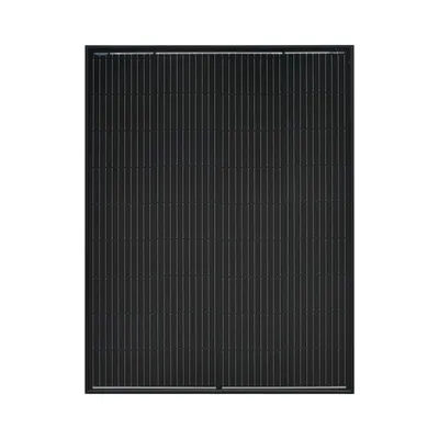 Produktbild von enjoy solar® Solarpanel Bifazial Glas-Glas Solarmodul 150W 12V (schwarzer Rahmen), 182mm Perc-Zellen, 0% MwSt.