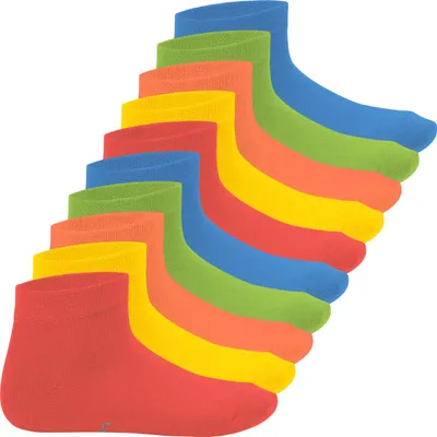 Immagine prodotto di Footstar OGNI GIORNO! 10 paia di calzini a quarti per bambini - Prism 31-34