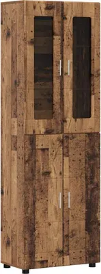 Obrázok produktu pre vidaXL Vysoká komoda FLORIN, 60 x 35 x 182 cm, materiál: drevotrieska s povrchovou úpravou imitujúcou drevo