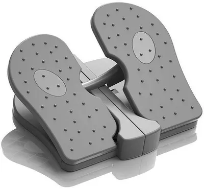 Productafbeelding van Mini fitnessapparaat voor thuis en op kantoor - Pedaaltrainer met opklapbare voet - Stepper voor thuis en op kantoor