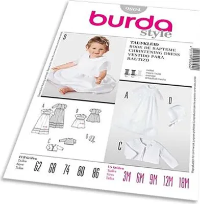 Image de Burda 9804 - Robe, boléro et chapeau
