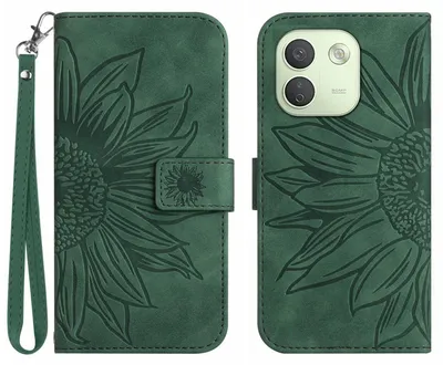 Produktbild von Coverup Sonnenblumen Klapphülle - Xiaomi Redmi Note 17 Pro Max Hülle - Grün