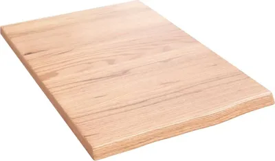 Produktbild von Wandregal Hellbraun 40x60x2 cm Massivholz Eiche Behandelt