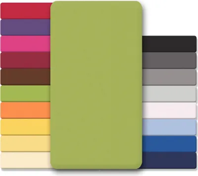 Obrázok produktu pre Lucina obliečka 200x200-200x220 zelená bavlna jersey 130 g/m²