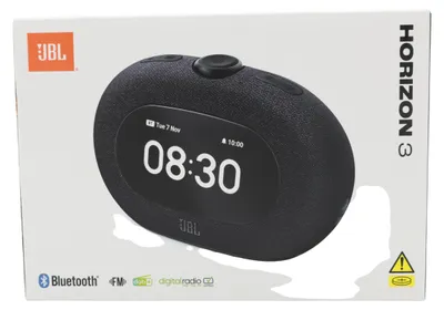 Produktbild von JBL Horizon3 Schwarz Bluetooth Wecker/Lautsprecher DAB+