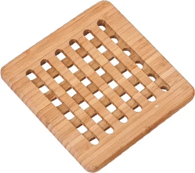 Produktbild von Kesper Topfuntersetzer aus Bambus 19x19x1,5 cm Packung 1 Stück