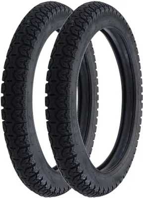 Immagine prodotto di 2x pneumatici, set di pneumatici 2,75-17 2 3/4-17 per Kreidler, Hercules Prima GT ciclomotore ciclomotore