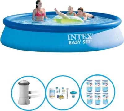 Zdjęcie produktu dla Intex Pool Easy Set - Zestaw basenowy - 396x84 cm