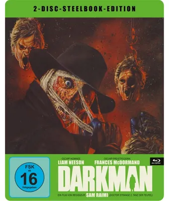 Produktbild von PLAION Darkman (Steelbook, 2 Blu-rays), Film, Blu-ray, Deutsch, Englisch, 96 min, Darkman, Horror