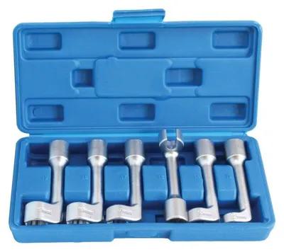 Obrázok produktu pre Sada kľúčov na matice vstrekovacieho potrubia 1/2", 6ks