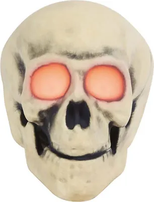 Produktbild von Skelett Totenkopf Grusel Dekoration Halloween Party Requisite Horror Realistisch Schädelfigur Unheimliche Atmosphäre Gruselige Accessoires Friedhofsszenerie, Farbe: Beige