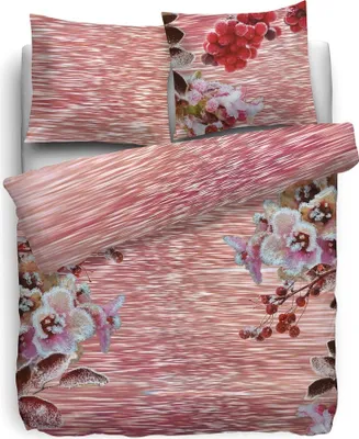 Produktbild von HnL Refined-Satin-Wendebettwäsche Roxy 135x200 cm rosa