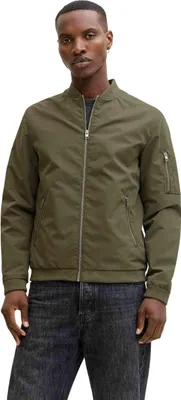 Produktbild von Jack & Jones 12165203_1924_M, Bomber, Uni, Erwachsener, Reißverschluss, Polyester, Grün