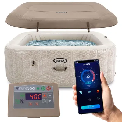 Produktbild von Aufblasbarer Whirlpool mit Hydromassage für 6 Personen INTEX 28472