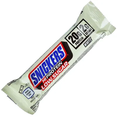 Immagine prodotto di Snickers HiProtein Low Sugar Bar - 57 g, cioccolato bianco