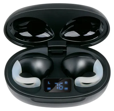 Produktbild von Grundig Wireless Earbuds Bluetooth – Kabellose Ohrhörer mit LED-Anzeige und Ladeetui – In-Ear mit OWS-Technologie und USB-C-Ladegerät – Schwarz