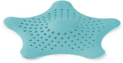 Immagine prodotto di Umbra Bath Starfish Haarsieb, Haarfang, Haarfangsieb, Abflusssieb, Spülbeckensieb, mit Saugnoppen, Kunststoff, Türkisgrün, 023014276