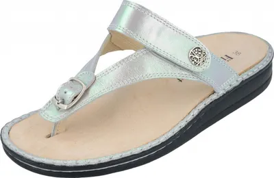 Produktbild von Finn Comfort Komfort Pantoletten Alexandria-S Damen 31373937323039 Silber 42 EU