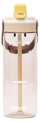 Zdjęcie produktu dla Kambukka Butelka na wodę z tritanu bidon sportowy ze słomką Dupla 750ml - Desert Sand