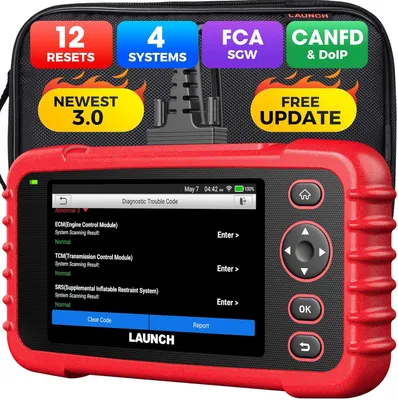 Produktbild von LAUNCH CRP129X V3.0 obd2 Diagnosegerät mit 4-Systemdiagnosen(Motor SRS at/MT und ABS) , 12 Reset-Funktionens