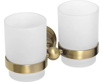Immagine prodotto di Portaspazzole Bemeta RETRO bronzo doppio vetro