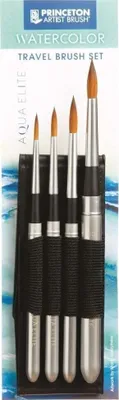 Zdjęcie produktu dla Princeton Brush Aqua Elite Zestaw okrągłych pędzli 4 szt.