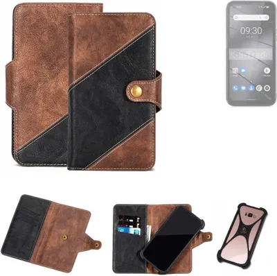 Produktbild von K-S-Trade Handyhülle Schutzhülle Bookstyle Case kompatibel mit Gigaset GX6 Pro Klapphülle Cover Hülle Schutztasche 1x