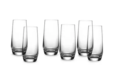 Produktbild von ECHTWERK Wasser-Gläser 6er Set, Robuste Trinkgläser, spülmaschinenfest