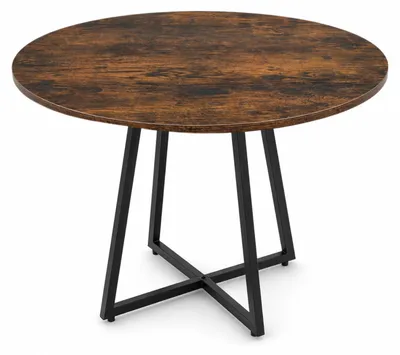 Produktbild von Runder Tisch auf kreuzförmigem Gestell, Ø 80 cm x 72 cm