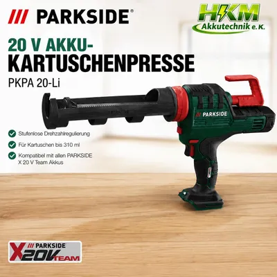 Produktbild von PARKSIDE 20 V Akku-Kartuschenpresse PKPA 20-Li ohne Akku und Ladegerät, KI-generiertes Bild