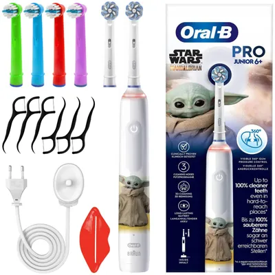 Immagine prodotto di Spazzolino elettrico ORAL-B Junior Pro Star Wars, set con 6 testine
