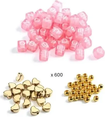 Produktbild von Djeco-Schmuck basteln: Buchstaben Gold