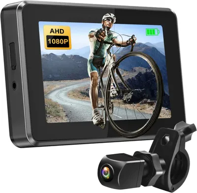 Productafbeelding van Achteruitrijcamera fiets - 4,3 inch scherm 1080P - Voor e-bike en MTB