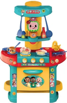 Produktbild von CoComelon CoComelon Deluxe Küchen-Spielset - groß und farbenfroh - 70 x 30 x 80 cm