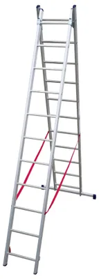 Immagine prodotto di Scala Stilo Alluminio Doppia/Estensibile Gr En 131 - 2x11 gr. cm.314-510h. Kg.17 base cm.96 (SL310-2)
