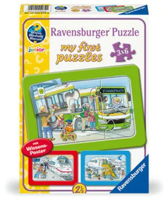 Zdjęcie produktu dla Ravensburger 12.004.039, 6 szt., Pojazdy, 2,5 lat(a)