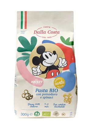 Obrázok produktu pre CESTOVINY (KRUPICE TROJFAREBNÉ) DISNEY MICKEY300 g - DALLA COSTA