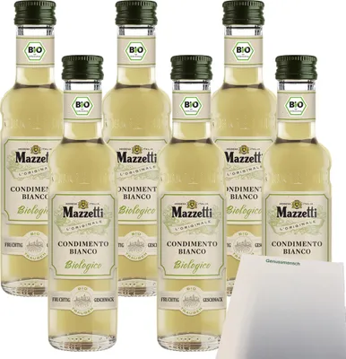 Produktbild von Mazzetti Condimento Bianco fruchtig VPE (6x250ml Flasche) + usy Block