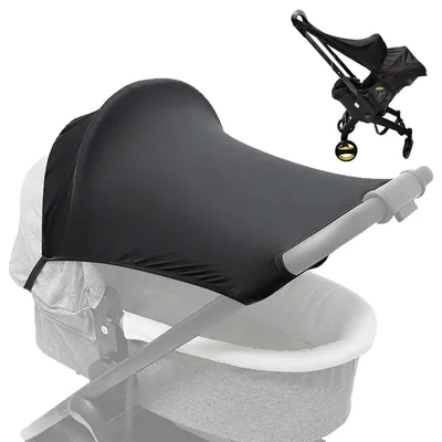 Produktbild von Universeller Sonnenschutz für Kinderwagen – UV-Schutz 50+ in Schwarz