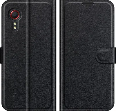 Produktbild von Mobigear Classic  Samsung Galaxy Xcover 5 Hülle Klapphülle Geldbörse - Schwarz