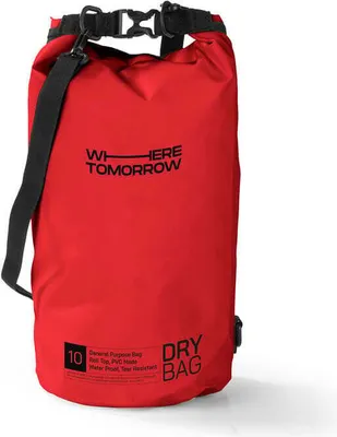 Produktbild von Where Tomorrow PVC dry bag - Style 01 - 10L - rot
