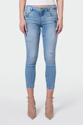 Produktbild von M.O.D Miracle of Denim SUZY Skinny Fit Jeans Damen Blau, Slim Jeans